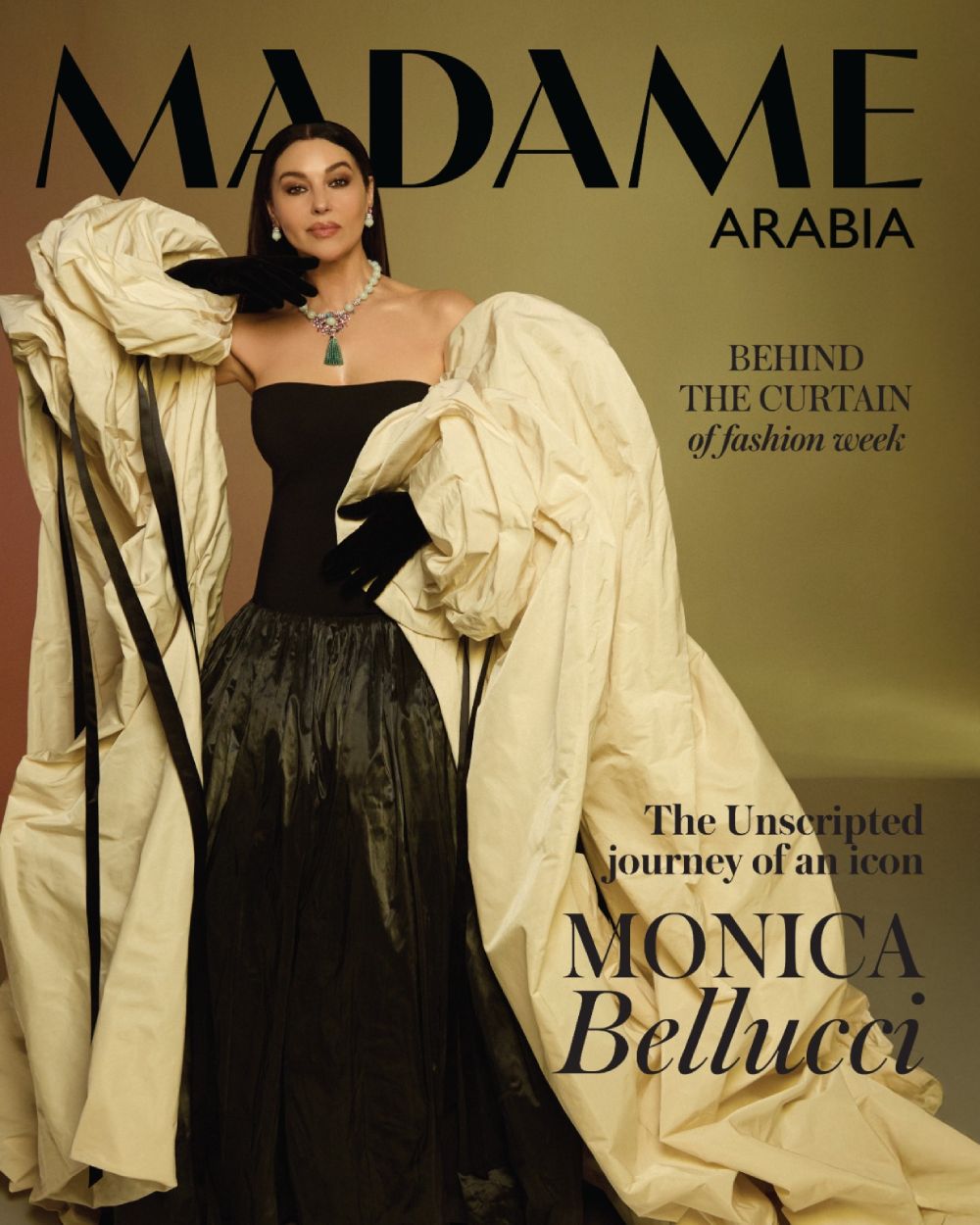 Krikor Jabotian - Monica Bellucci - Madame Arabia Magazine Cover