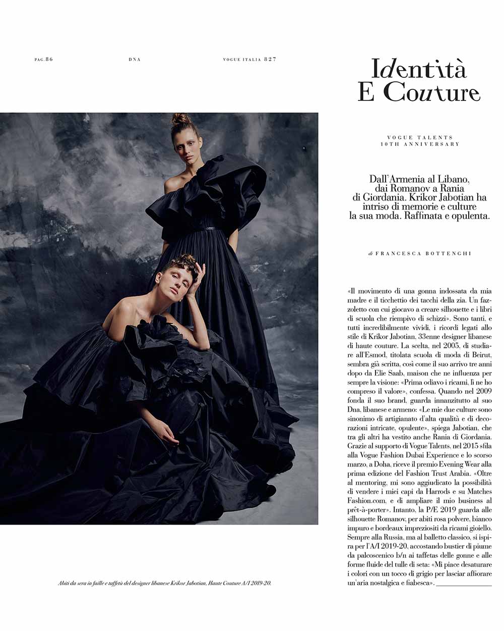 Krikor Jabotian - Vogue Italia Interview