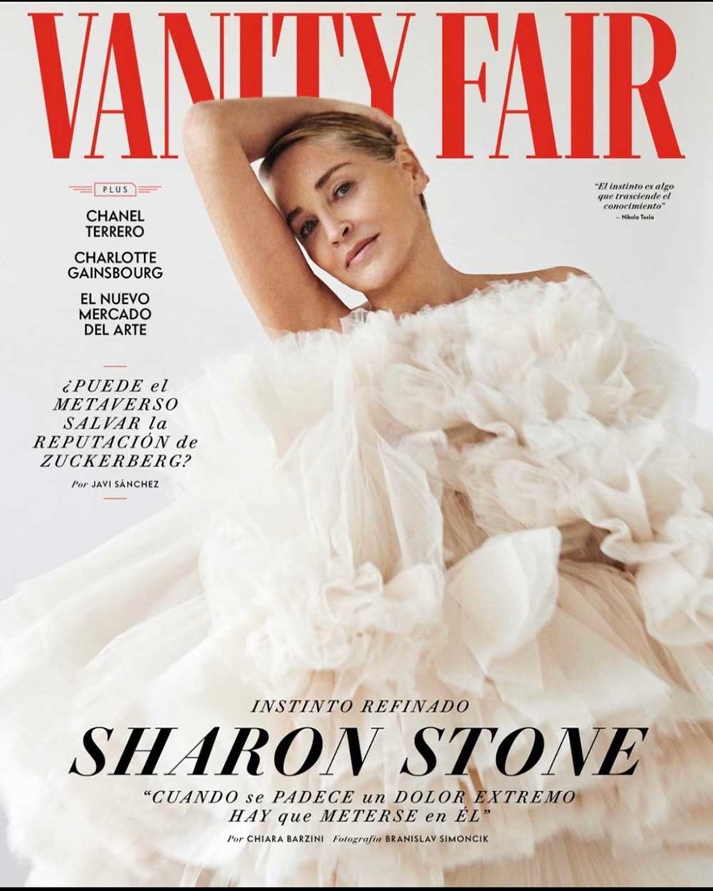 Krikor Jabotian - Sharon Stone - Vanity Fair Spain